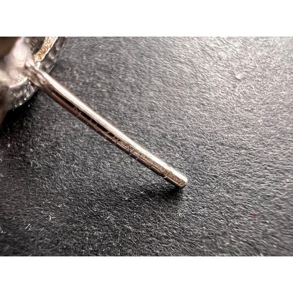 Cultured pearl swirl stud earrings in sterling silver with cz accents - Picture 13 of 14